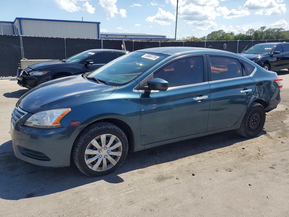 2015 Nissan Sentra მანქანა იყიდება აუქციონზე, vin: 3N1AB7AP2FY301678, აუქციონის ნომერი: 54866126