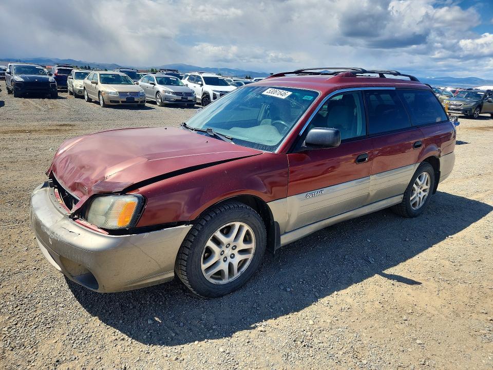2002 Subaru Legacy მანქანა იყიდება აუქციონზე, vin: 4S3BH665727604629, აუქციონის ნომერი: 53061646