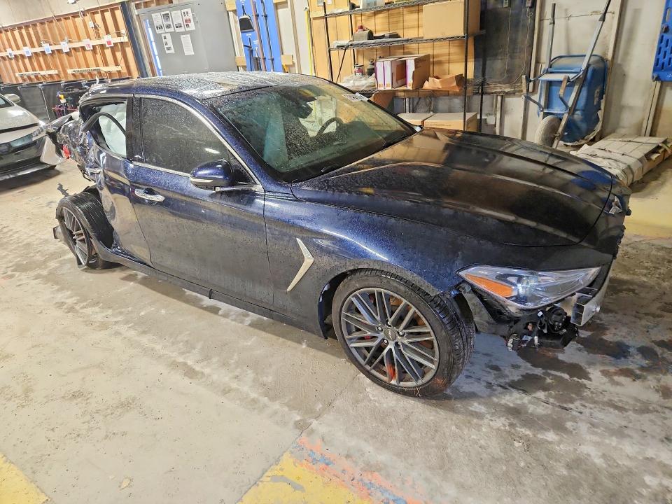 2019 Genesis G70 მანქანა იყიდება აუქციონზე, vin: KMTG74LE1KU027004, აუქციონის ნომერი: 52409806