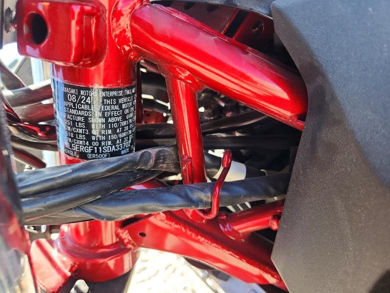 2025 Kawasaki Er500 მანქანა იყიდება აუქციონზე, vin: ML5ERGF11SDA33702, აუქციონის ნომერი: 51675026