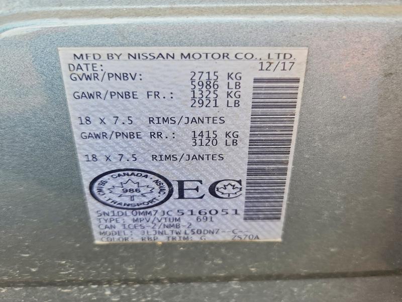 52555966 :رقم المزاد ، 5N1DL0MM7JC516051 vin ، 2024 Infiniti Qx60 مزاد بيع