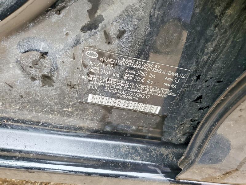 Продаж на аукціоні авто 2016 Hyundai Elantra, vin: 5NPDH4AE7GH708237, номер лоту: 52201826