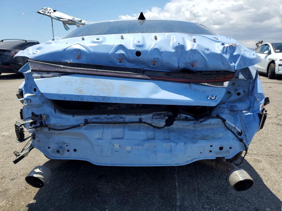 2022 Hyundai Elantra N მანქანა იყიდება აუქციონზე, vin: KMHLW4AK0NU008839, აუქციონის ნომერი: 55334026