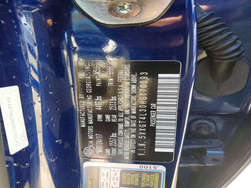 Продаж на аукціоні авто 2017 Kia Optima, vin: 5XXGT4L30HG170193, номер лоту: 55032166