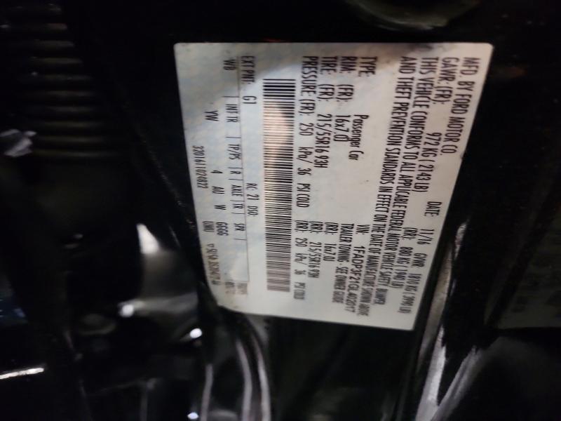 54351136 :رقم المزاد ، 1FADP3F21GL402017 vin ، 2016 Ford Focus مزاد بيع