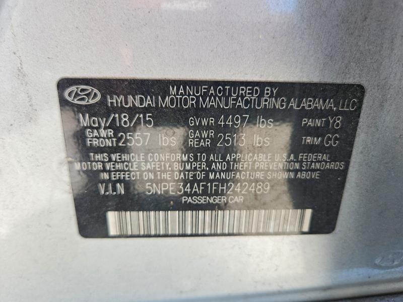 Продажа на аукционе авто 2015 Hyundai Sonata, vin: 5NPE34AF1FH242489, номер лота: 53721346