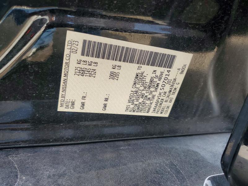 Продажа на аукционе авто 2023 Nissan Maxima, vin: 1N4AA6FV5PC507014, номер лота: 52387476