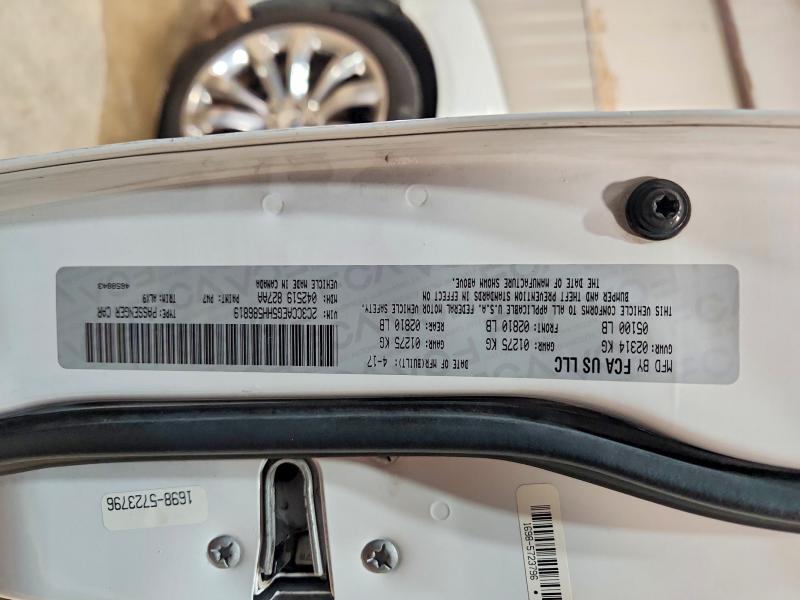 Продаж на аукціоні авто 2017 Chrysler 300c, vin: 2C3CCAEG5HH586819, номер лоту: 55715486