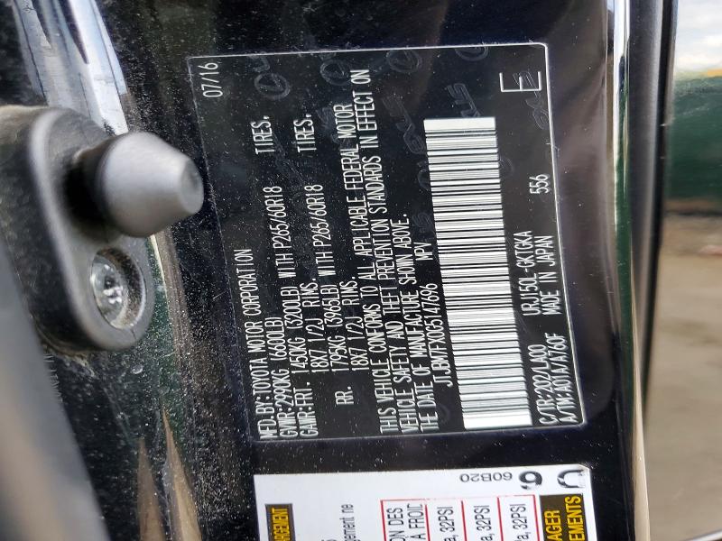 52172086 :رقم المزاد ، JTJBM7FX0G5147696 vin ، 2016 Lexus Gx مزاد بيع
