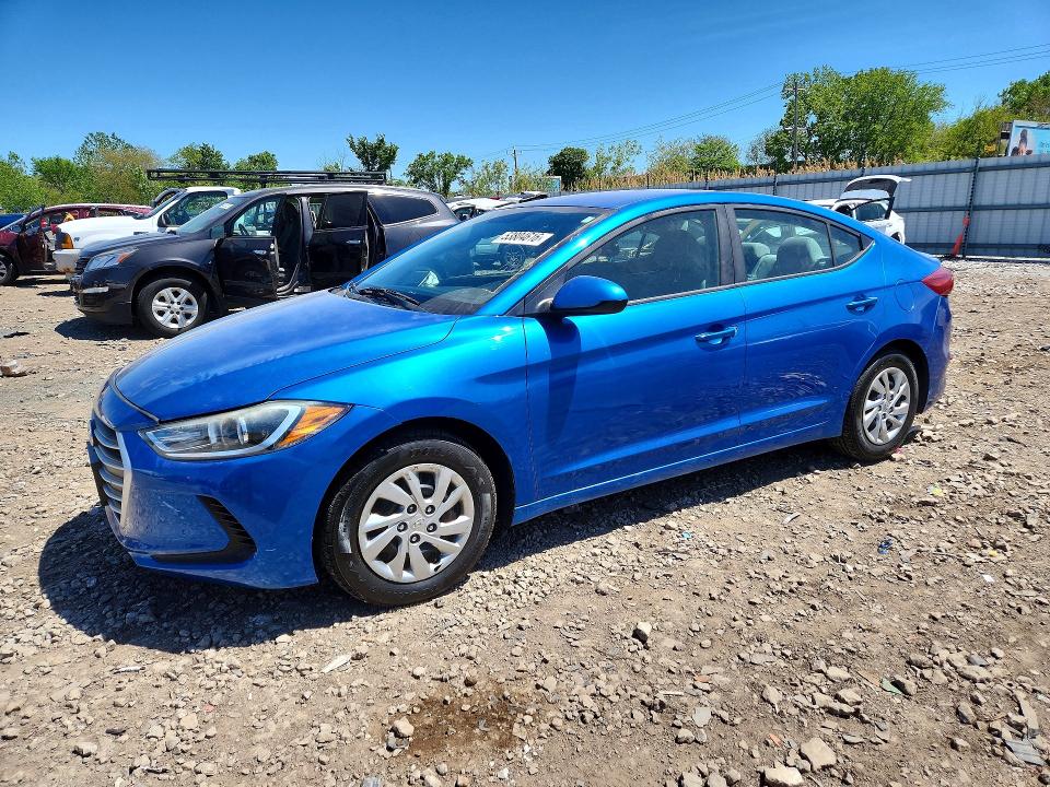 2017 Hyundai Elantra მანქანა იყიდება აუქციონზე, vin: KMHD74LF7HU074603, აუქციონის ნომერი: 53804616