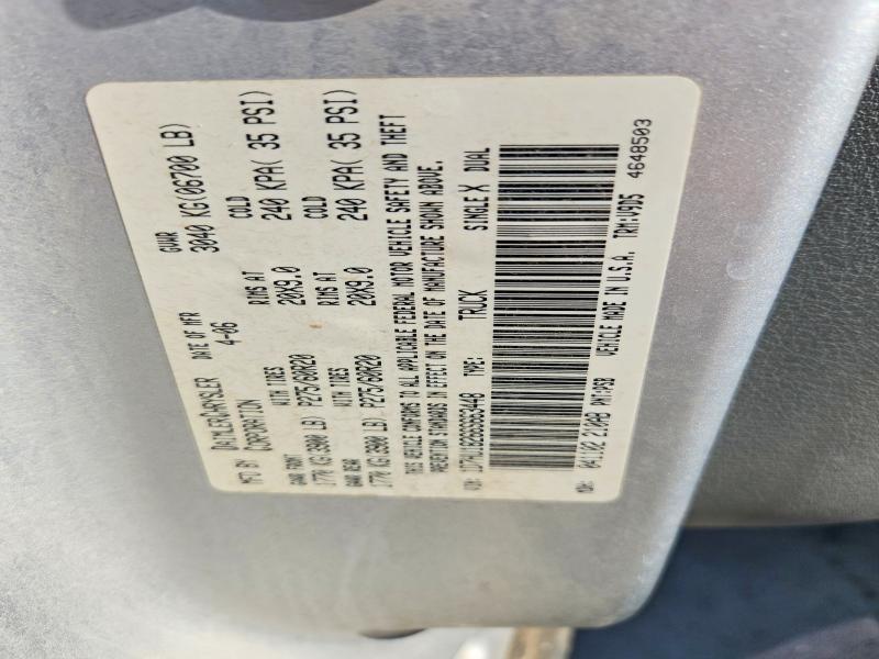 2006 Dodge Ram 1500 მანქანა იყიდება აუქციონზე, vin: 1D7HU18266S663448, აუქციონის ნომერი: 53081366
