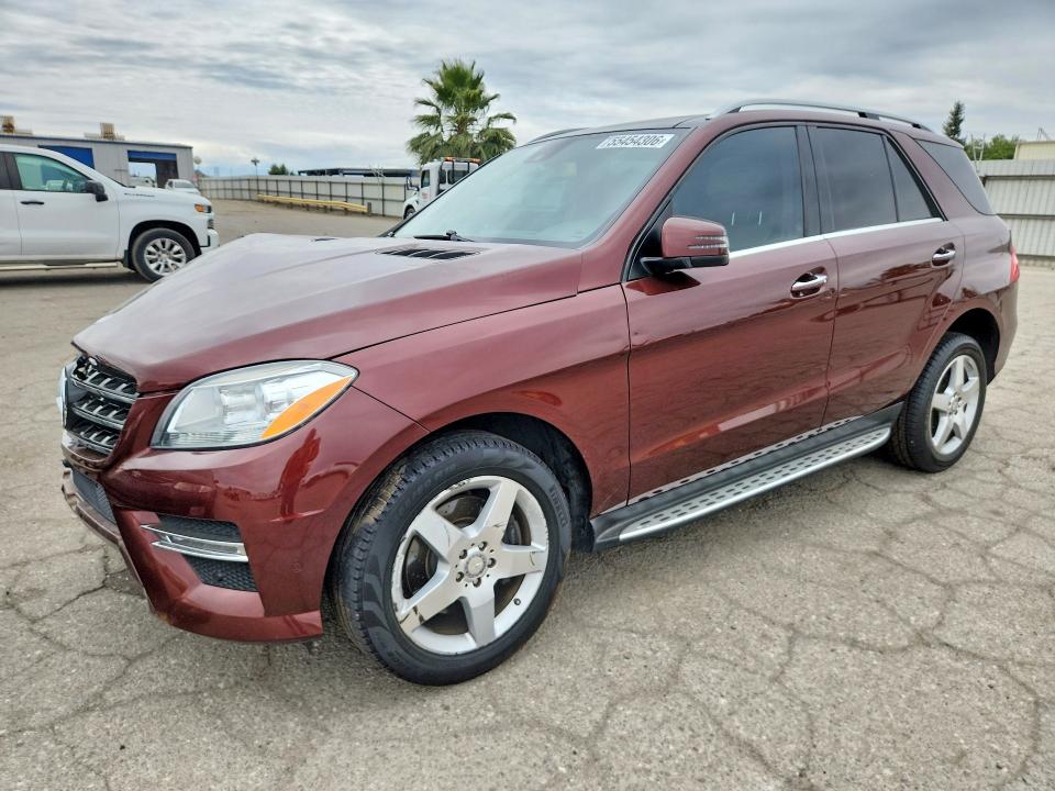 55454306 :رقم المزاد ، 4JGDA5JB3FA452261 vin ، 2015 Mercedes-benz Ml مزاد بيع