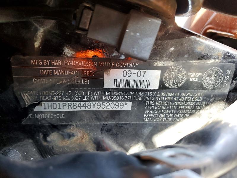 Продаж на аукціоні авто 2008 Harley-davidson Flhtcuse3, vin: 1HD1PR8448Y952099, номер лоту: 53951626