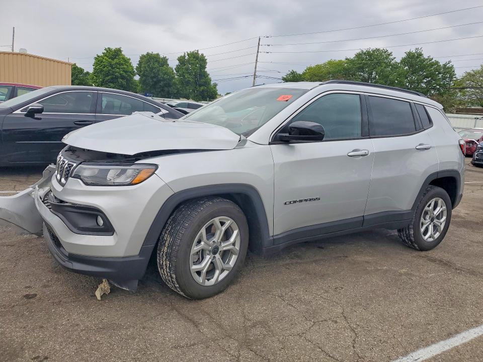 53879216 :رقم المزاد ، 3C4NJDBNXST591821 vin ، 2025 Jeep Compass مزاد بيع