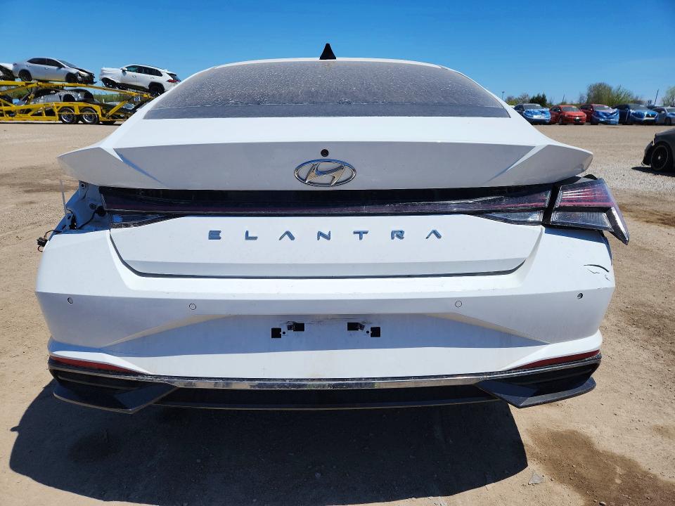 53422136 :رقم المزاد ، KMHLN4AG5MU122266 vin ، 2021 Hyundai Elantra مزاد بيع
