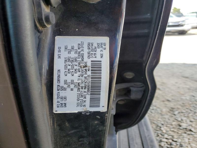Aukcja sprzedaży 2000 Toyota 4runner, vin: JT3GN86R6Y0177155, numer aukcji: 54916396