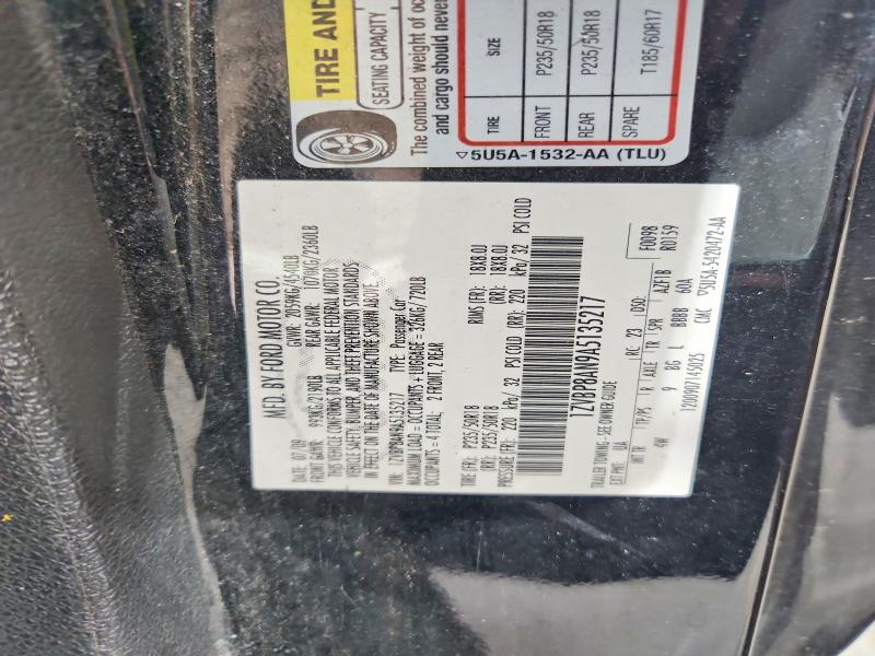 2010 Ford Mustang მანქანა იყიდება აუქციონზე, vin: 1ZVBP8AN9A5135217, აუქციონის ნომერი: 52534566