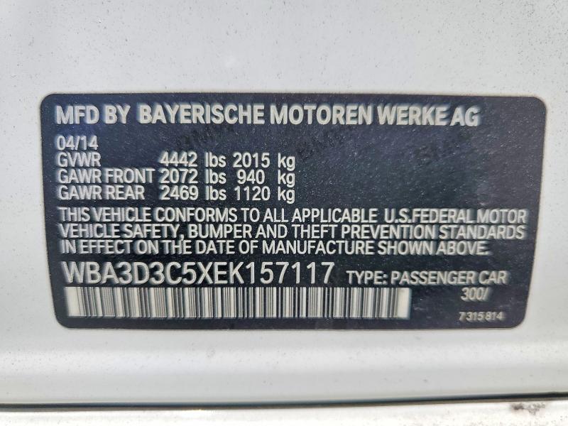 Продаж на аукціоні авто 2014 Bmw 328, vin: WBA3D3C5XEK157117, номер лоту: 53076366