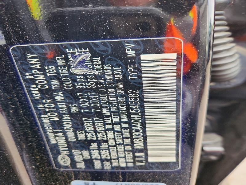 53042146 :رقم المزاد ، KM8J3CA40HU545582 vin ، 2017 Hyundai Tucson مزاد بيع