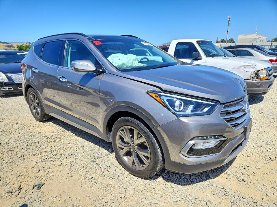 53662296 :رقم المزاد ، 5XYZW4LA2HG407888 vin ، 2017 Hyundai Santa Fe Sport مزاد بيع
