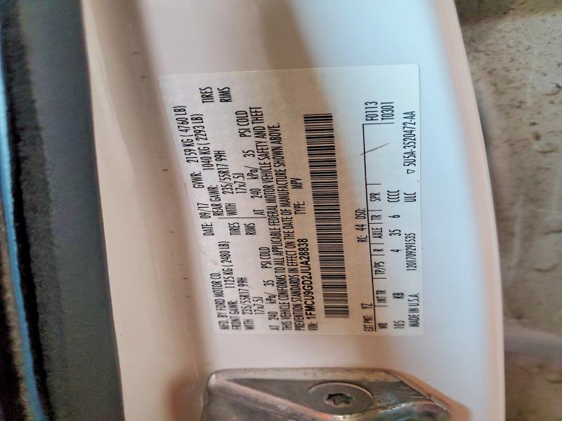 Aukcja sprzedaży 2018 Ford Escape, vin: 1FMCU9GD2JUA28838, numer aukcji: 55105996