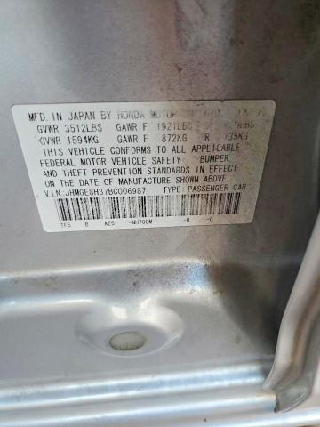 Продаж на аукціоні авто 2011 Honda Fit, vin: JHMGE8H37BC006987, номер лоту: 54916686