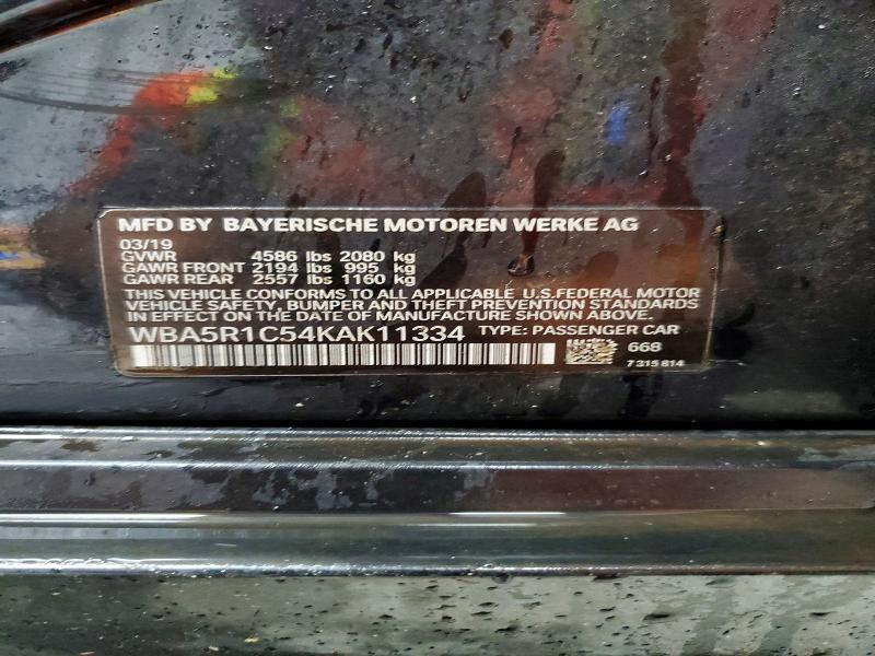 Продаж на аукціоні авто 2019 Bmw 330i, vin: WBA5R1C54KAK11334, номер лоту: 54674896