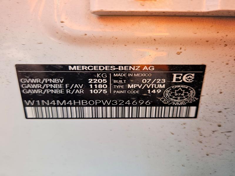 Продаж на аукціоні авто 2023 Mercedes-benz Glb, vin: W1N4M4HB0PW324696, номер лоту: 49564626