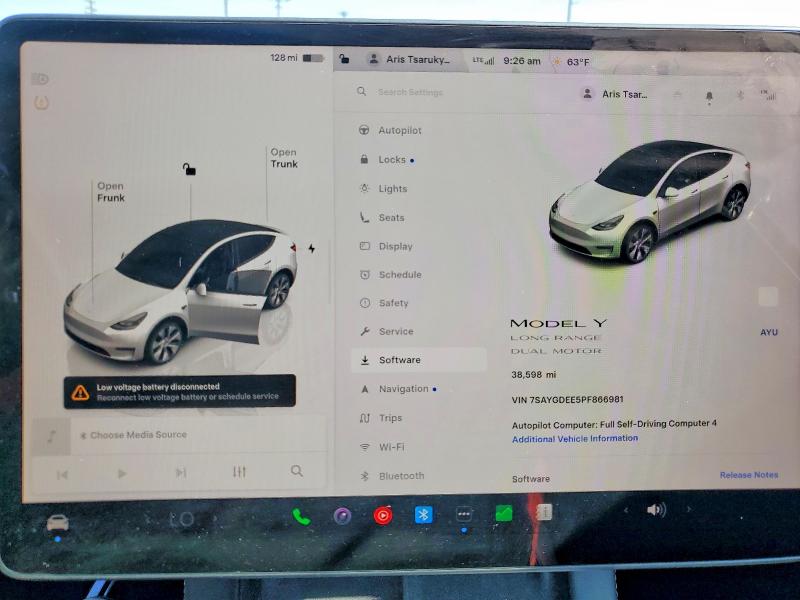 Aukcja sprzedaży 2023 Tesla Model Y, vin: 7SAYGDEE5PF866981, numer aukcji: 52939396