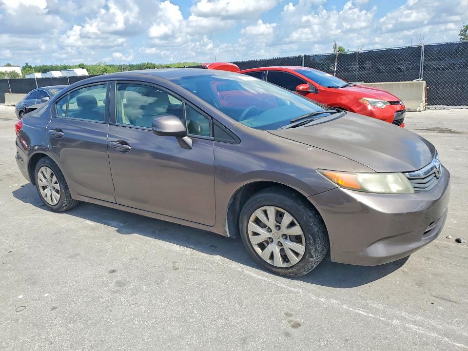 53950776 :رقم المزاد ، 19XFB2F57CE378105 vin ، 2012 Honda Civic مزاد بيع
