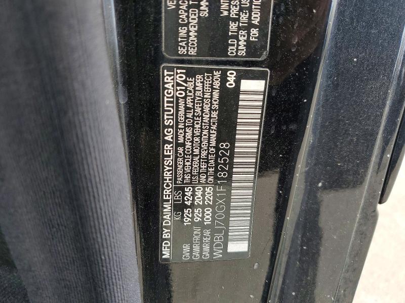Aukcja sprzedaży 2001 Mercedes-benz Clk, vin: WDBLJ70GX1F182528, numer aukcji: 55102896