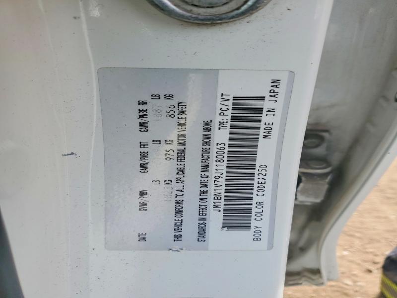 Продажа на аукционе авто 2018 Mazda 3, vin: JM1BN1V79J1180063, номер лота: 54817976