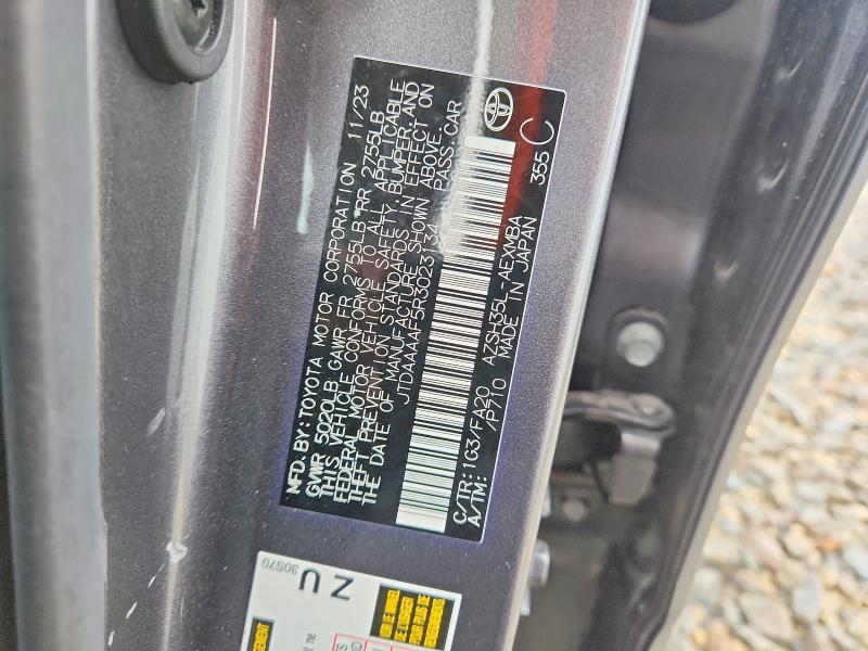 54500006 :رقم المزاد ، JTDAAAAF5R3023134 vin ، 2024 Toyota Crown مزاد بيع