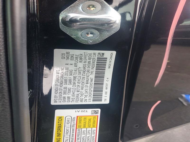 55069166 :رقم المزاد ، 2HGFE2F52SH574447 vin ، 2025 Honda Civic مزاد بيع
