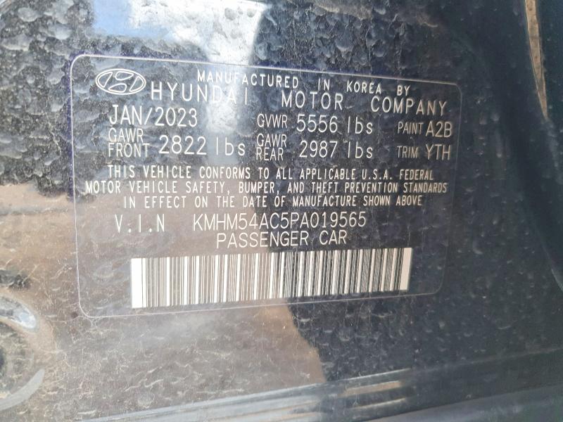 Aukcja sprzedaży 2023 Hyundai Ioniq 6, vin: KMHM54AC5PA019565, numer aukcji: 54522586
