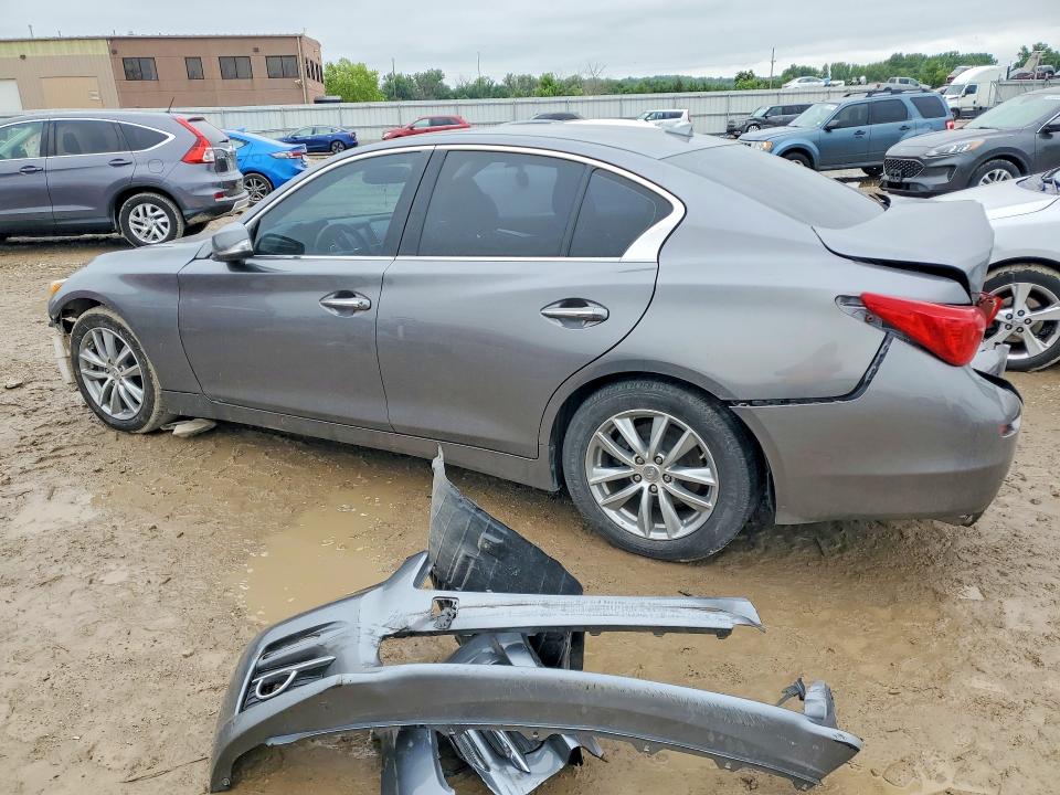 53781046 :رقم المزاد ، JN1BV7APXFM332952 vin ، 2015 Infiniti Q50 مزاد بيع