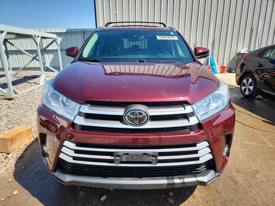 Aukcja sprzedaży 2018 Toyota Highlander, vin: 5TDJZRFH7JS818769, numer aukcji: 53605646