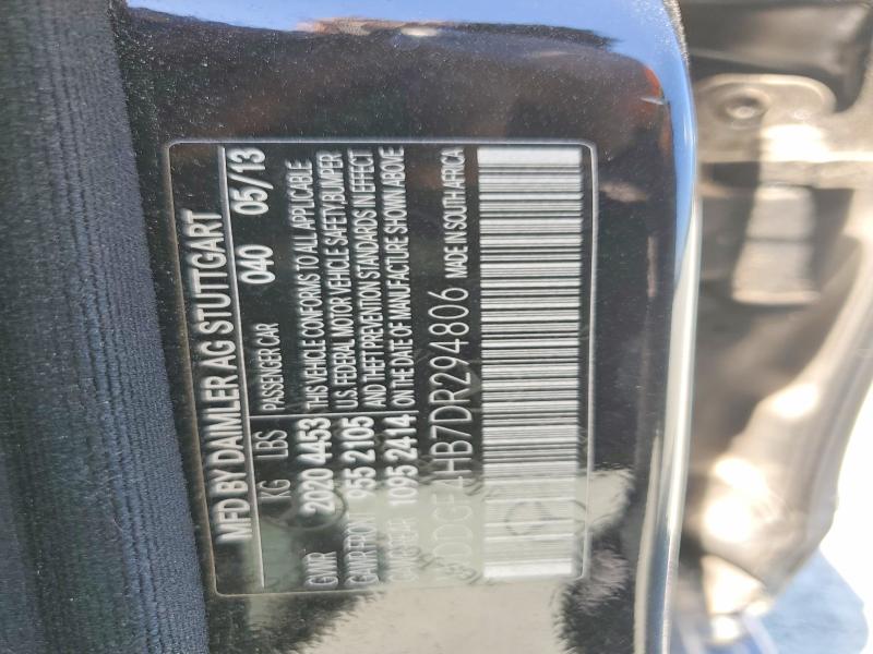 Aukcja sprzedaży 2013 Mercedes-benz C, vin: WDDGF4HB7DR294806, numer aukcji: 54069586