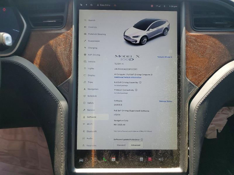 Aukcja sprzedaży 2018 Tesla Model X, vin: 5YJXCAE22JF102280, numer aukcji: 51381246