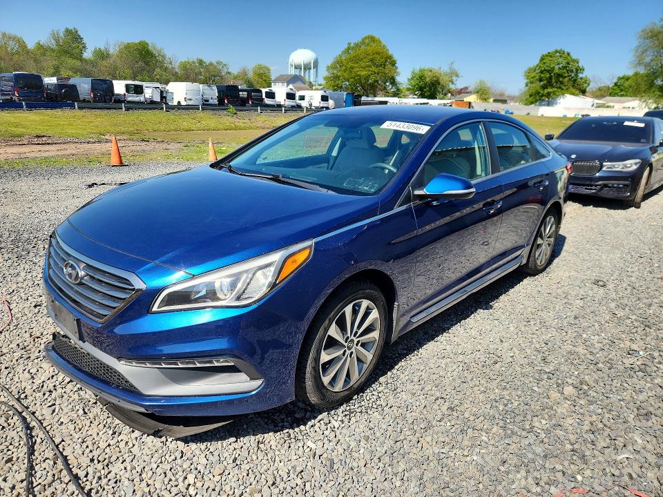 2017 Hyundai Sonata მანქანა იყიდება აუქციონზე, vin: 5NPE34AFXHH462605, აუქციონის ნომერი: 51433096