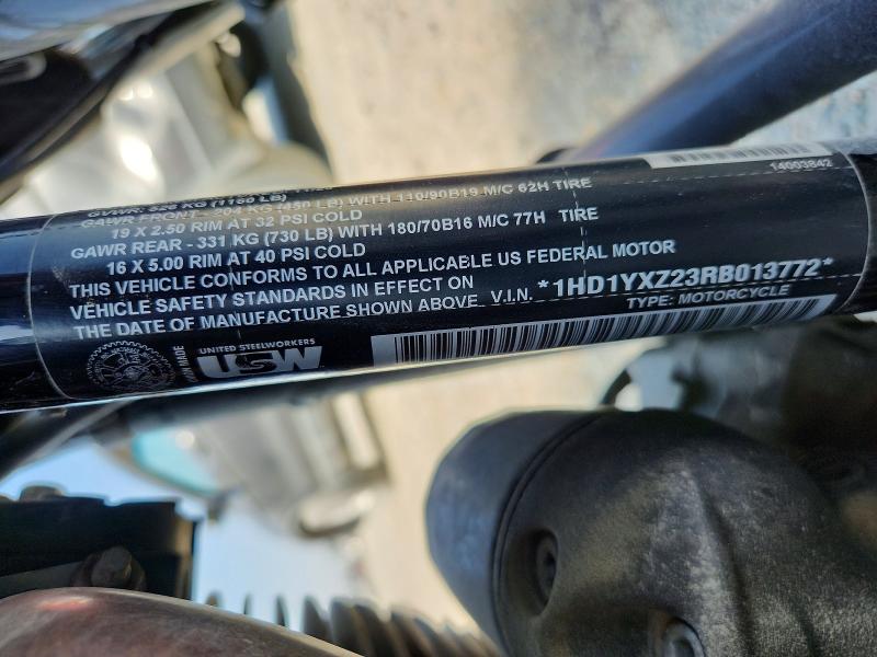53844336 :رقم المزاد ، 1HD1YXZ23RB013772 vin ، 2024 Harley Davidson Fxlrst مزاد بيع
