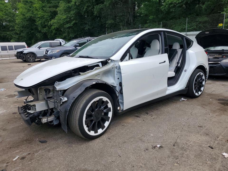 2022 Tesla Model Y მანქანა იყიდება აუქციონზე, vin: 7SAYGDEE4NF423315, აუქციონის ნომერი: 54298926
