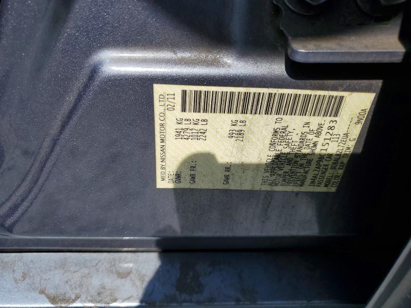 Aukcja sprzedaży 2011 Nissan Altima, vin: 1N4AL2AP9BC151283, numer aukcji: 54510266