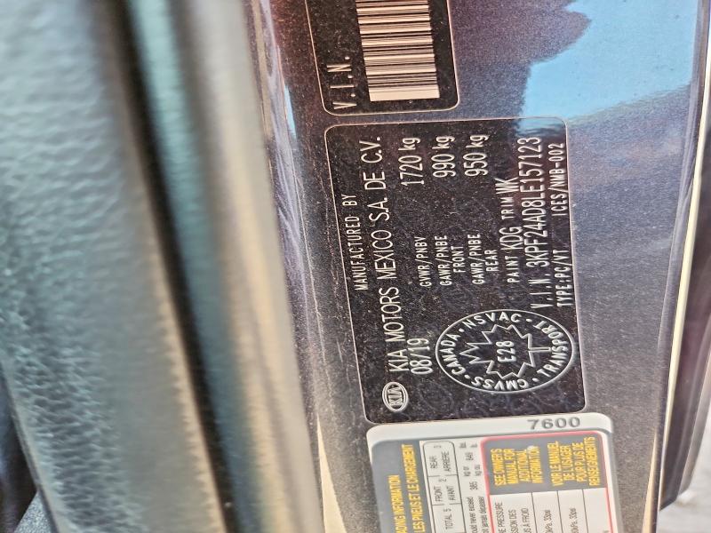 Auction sale of the 2020 Kia Forte, vin: 3KPF24AD8LE157123, lot number: 54430126