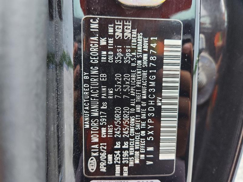 Продаж на аукціоні авто 2021 Kia Telluride, vin: 5XYP3DHC3MG178741, номер лоту: 54497786