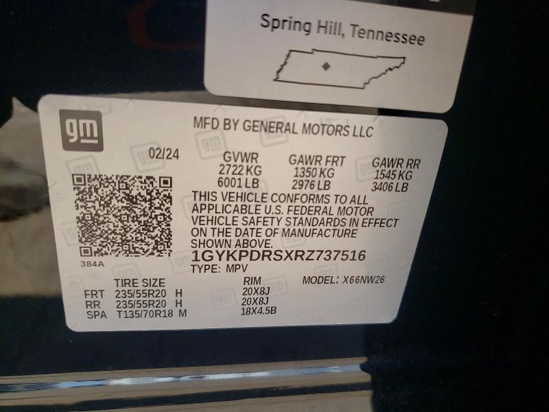 Продажа на аукционе авто 2024 Cadillac Xt6, vin: 1GYKPDRSXRZ737516, номер лота: 52230976