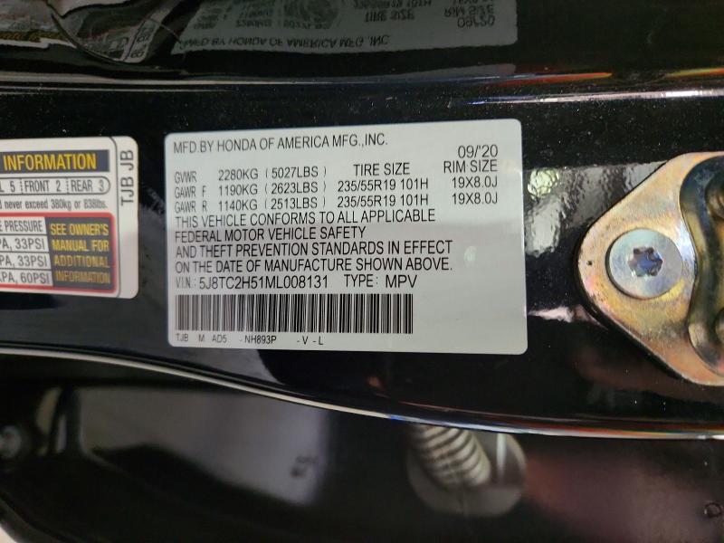Продаж на аукціоні авто 2021 Acura Rdx, vin: 5J8TC2H51ML008131, номер лоту: 53322386