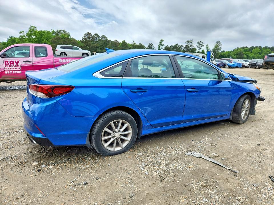 2018 Hyundai Sonata მანქანა იყიდება აუქციონზე, vin: 5NPE24AF6JH615036, აუქციონის ნომერი: 54585316