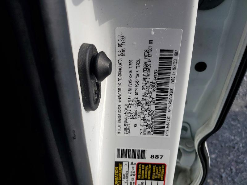 Aukcja sprzedaży 2023 Toyota Tacoma, vin: 3TYAX5GN7PT072663, numer aukcji: 54875606