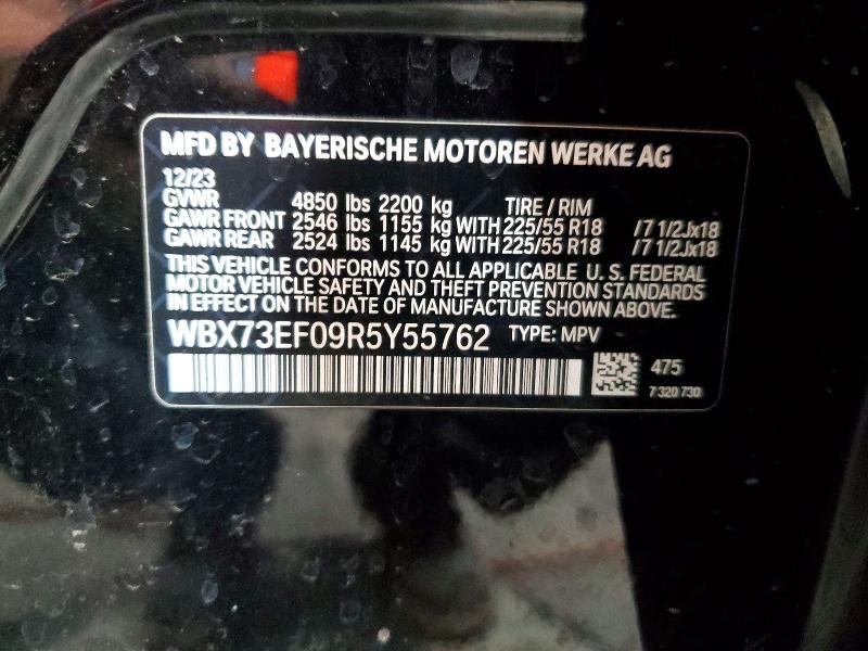 Продажа на аукционе авто 2024 Bmw X1, vin: WBX73EF09R5Y55762, номер лота: 55248516